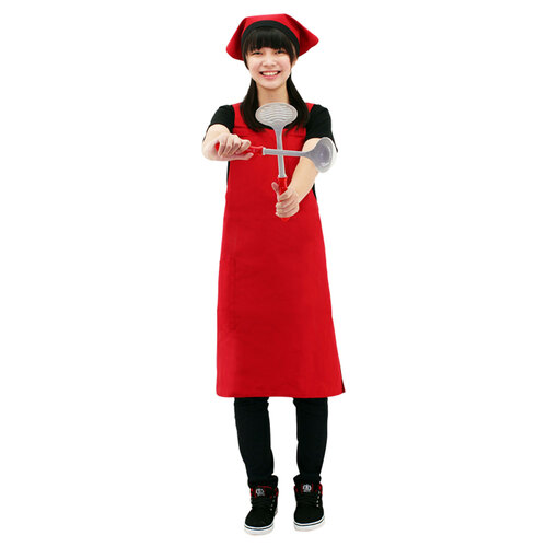 <現貨>H型圍裙-酒紅色  |商品總覽|圍裙|連身圍裙