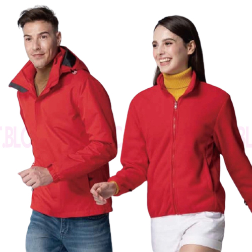 1901 防潑水/磨毛兩件式大衣(紅)  |商品總覽|外套|二件式外套-現貨
