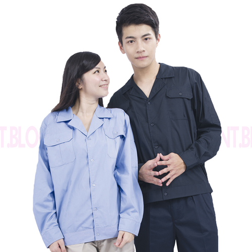 6636A長袖工作衫(夾克式)  |商品總覽|襯衫/工作服|工作服現貨