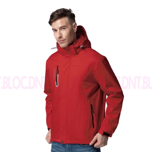 AU1122 防潑水刷毛保暖外套(紅)  |商品總覽|外套|鋪棉. 刷毛外套-現貨