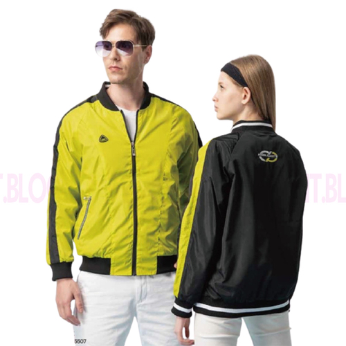 AU5507 雙面夾克(黑+黃)  |商品總覽|外套|雙面穿外套-現貨