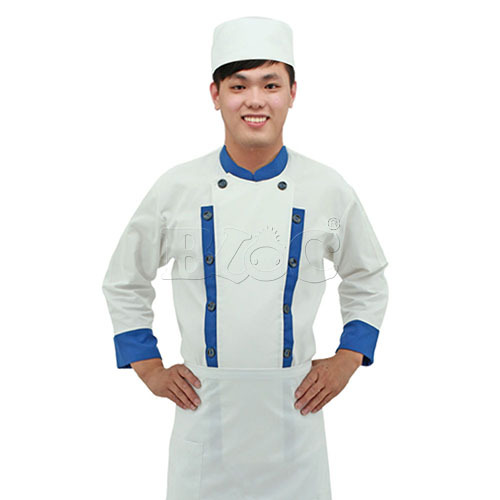BC210剪接配色主廚服chefwear  |商品總覽|廚師服|現貨. 訂製
