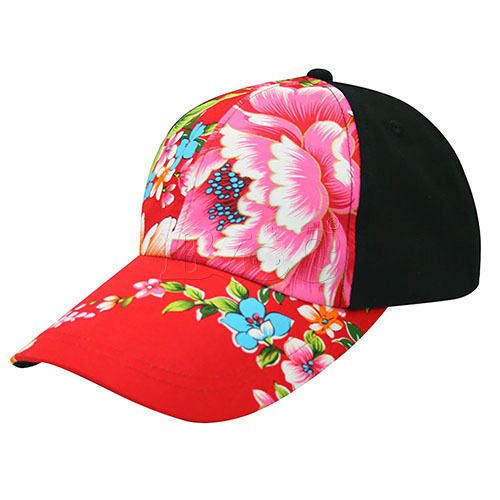 BCP602棒球帽(客家花布配色)  |商品總覽|帽子/頭巾/領巾|棒球帽. 活動帽