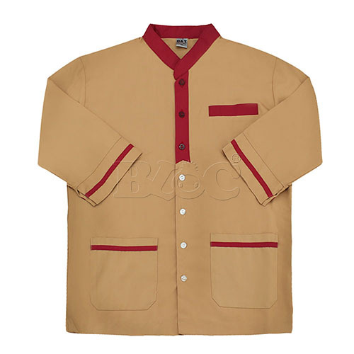 BOF023中式立領配色工作服  |商品總覽|襯衫/工作服|襯衫. 工作服