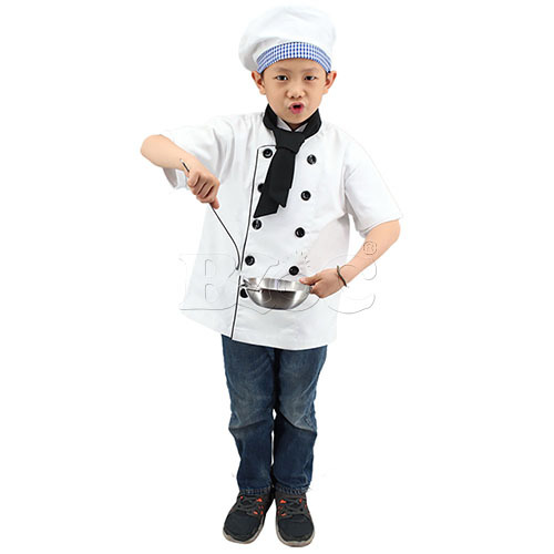 Bkid006兒童雙排釦廚師服  |商品總覽|其它商品|兒童系列