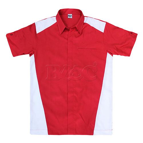 OF043剪接配色工作服(工作襯衫)  |商品總覽|襯衫/工作服|襯衫. 工作服