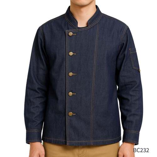 BC232牛仔廚師服  |商品總覽|廚師服|現貨. 訂製